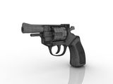 3d модель - Револьвер