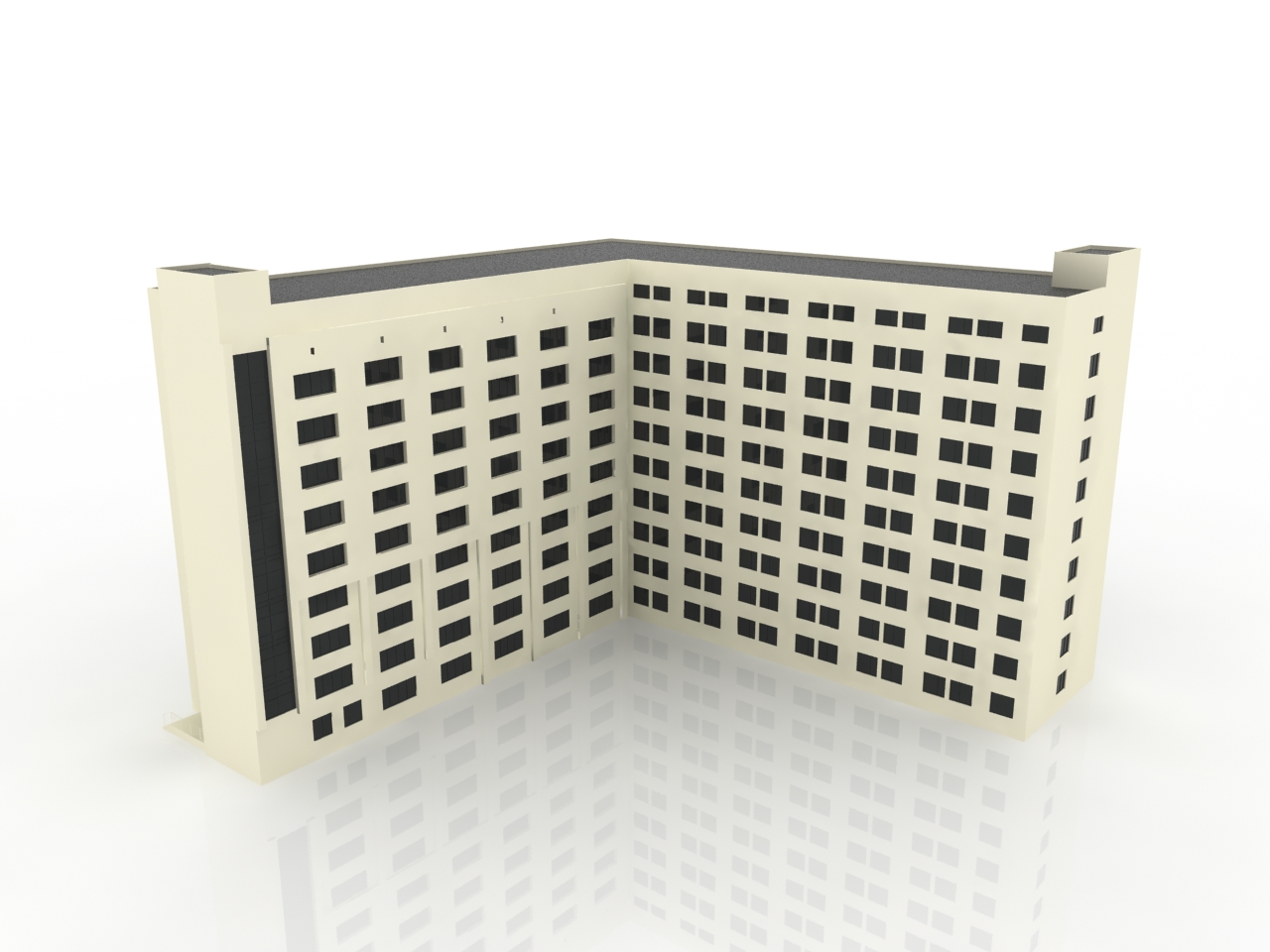 3D модели - Высотное здание