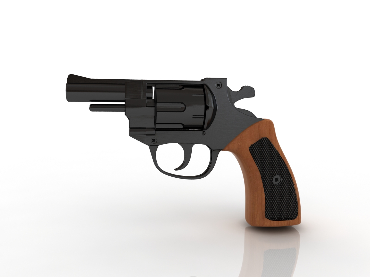 3D модели - Револьвер