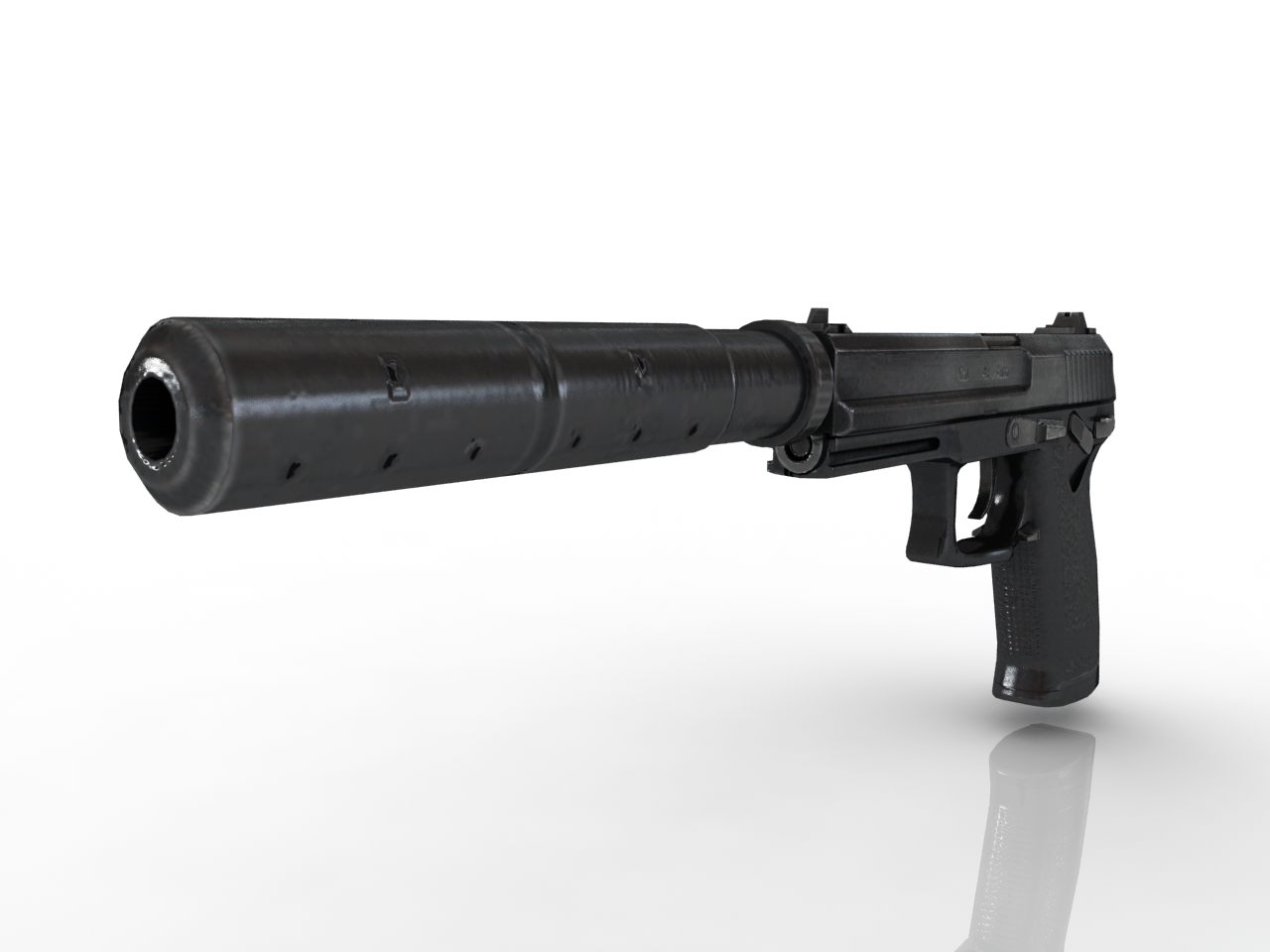 3D модели - Пистолет MK23