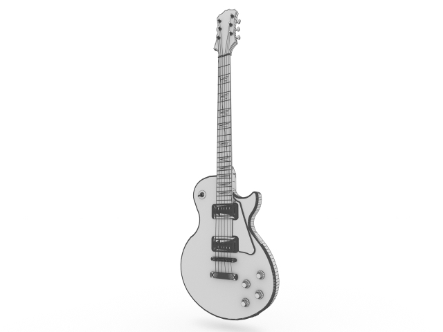 3d модель - Гитара