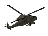 3d модель - Вертолет uh60