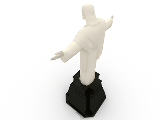 3d модель - Статуя Христа