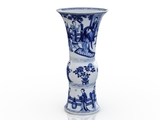 3d модель - Китайская фарфоровая ваза