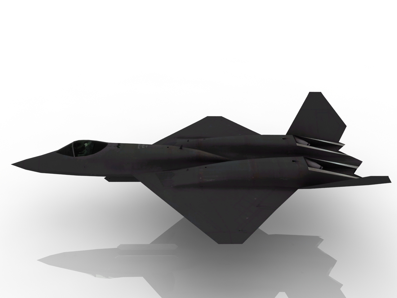 3D модели - YF-23-BlackWidow