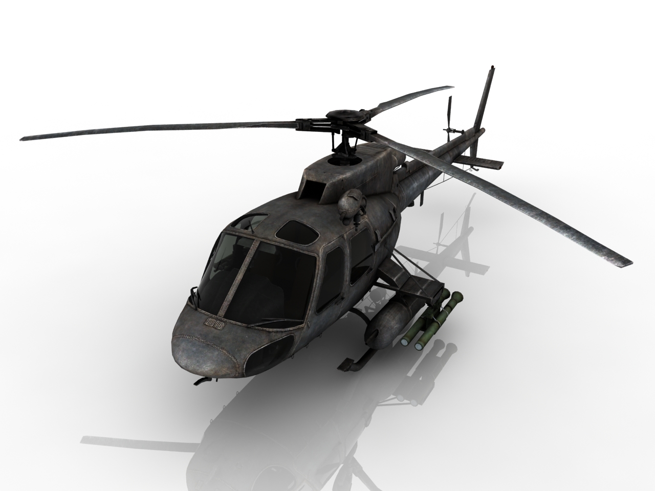 3D модели - Вертолет
