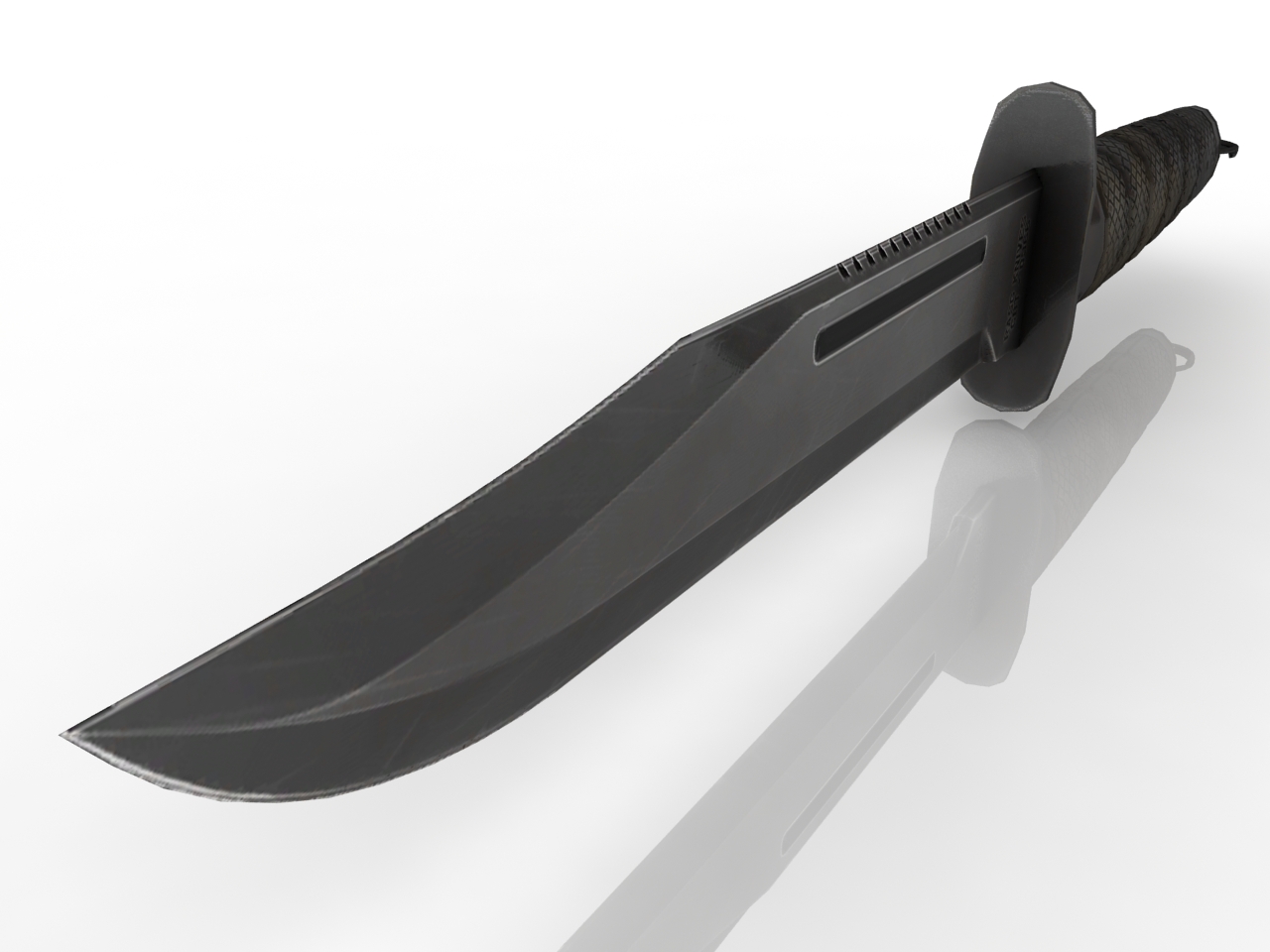 3D модели - Тактический нож Кабар