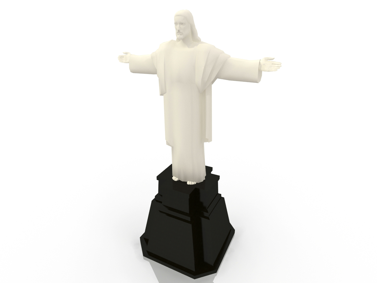 3D модели - Статуя Христа