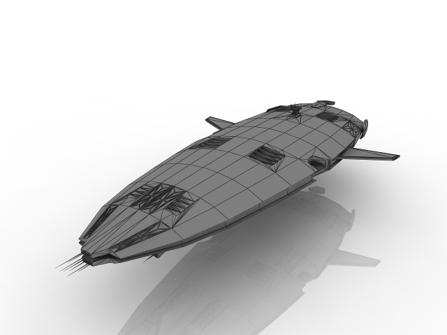 3d модель - Космический корабль