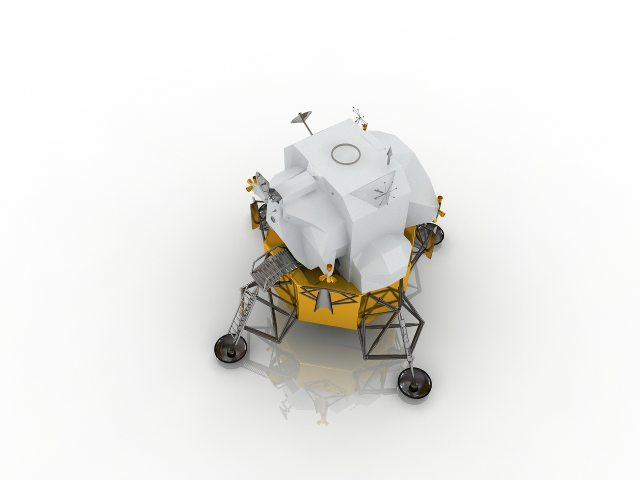 3d модель - Лунный модуль
