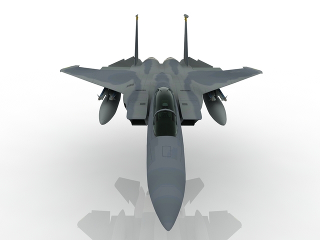 3d модель - F15-Eagle