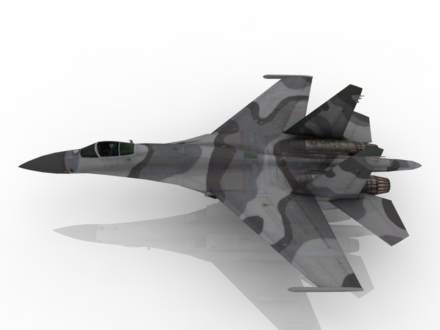 3d модель - Су-27