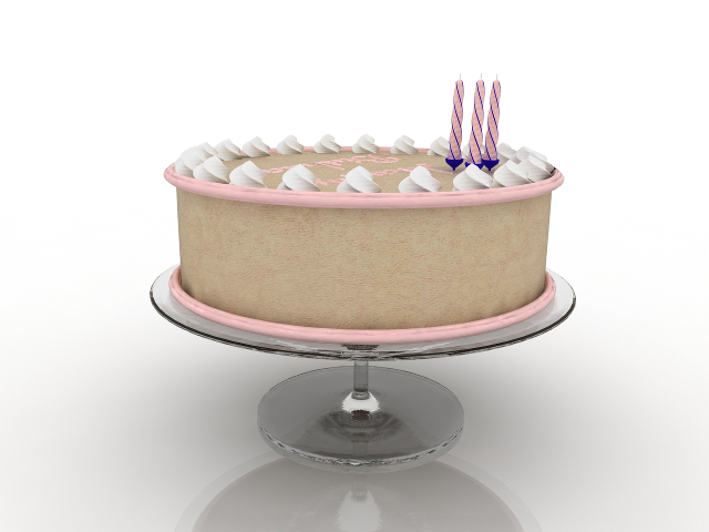 3d модель - Торт