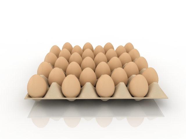 3d модель - Яйца