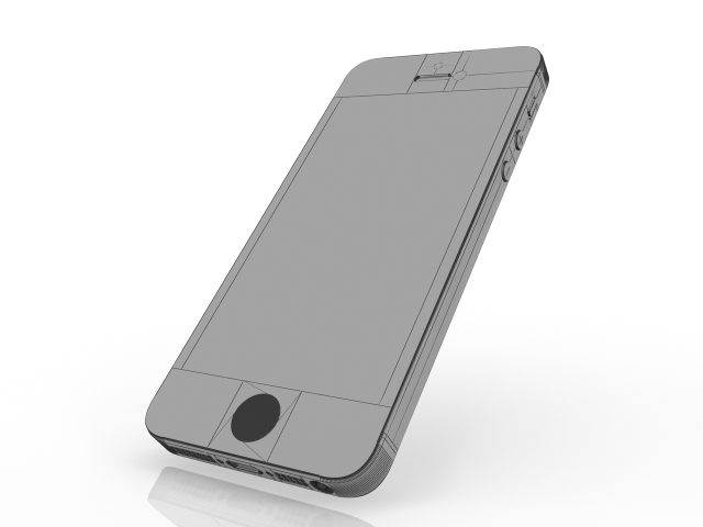 3d модель - Айфон 5