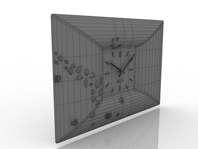 3d модель - Настенные часы Ponyglass