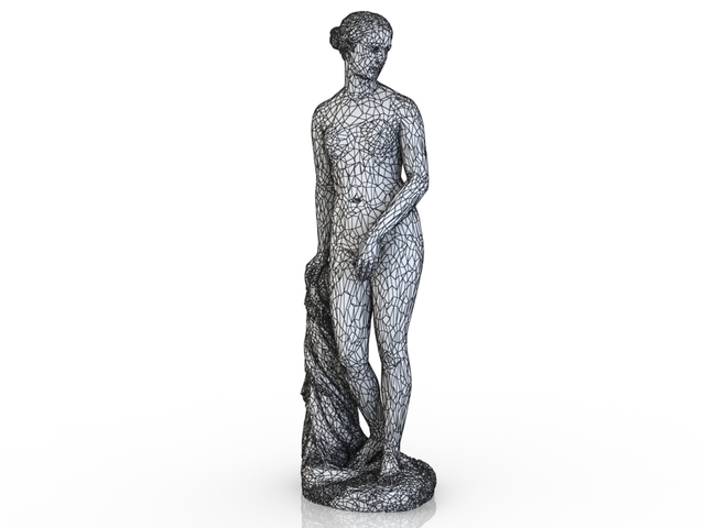 3d модель - Греческая статуя
