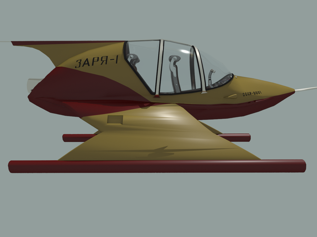 3D модель - спускаемая капсула Заря 1 3D модель - спускаемая капсула Заря 1