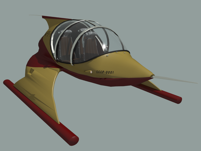 3D модель - спускаемая капсула Заря 1 3D модель - спускаемая капсула Заря 1