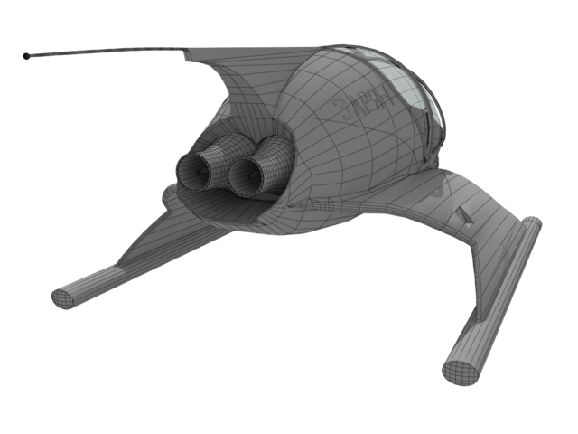 3D модель - спускаемая капсула Заря 1 3D модель - спускаемая капсула Заря 1